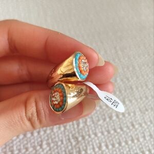 Golden Tone Bypass Ring